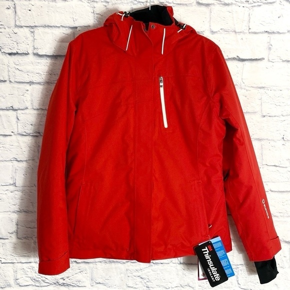 Sunice Mirage red insulated ski snow jacket 12 NWT - Picture 1 of 9